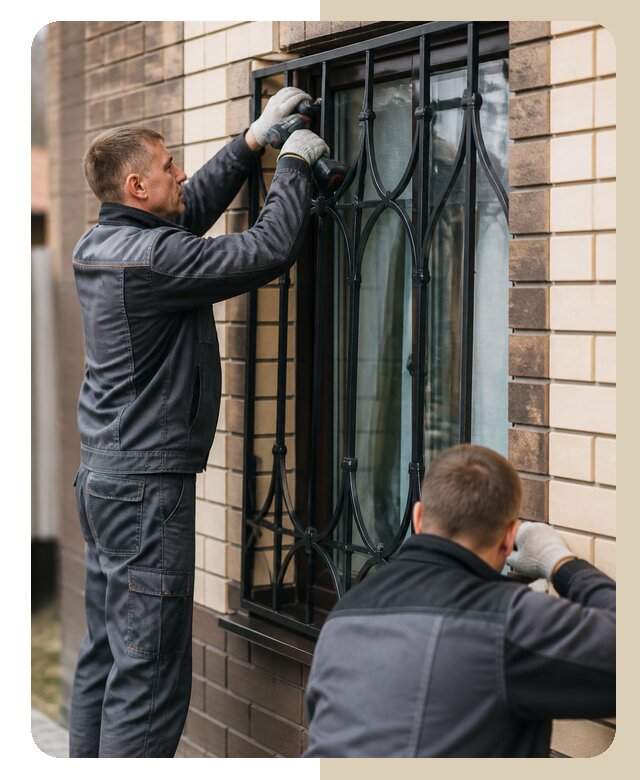 Установка решеток в дом в Бугульме по цене от 3538 р. | Дверной